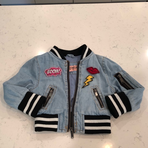 Urban Republic Other - Urban Republic 2T Denim Bomber Jacket